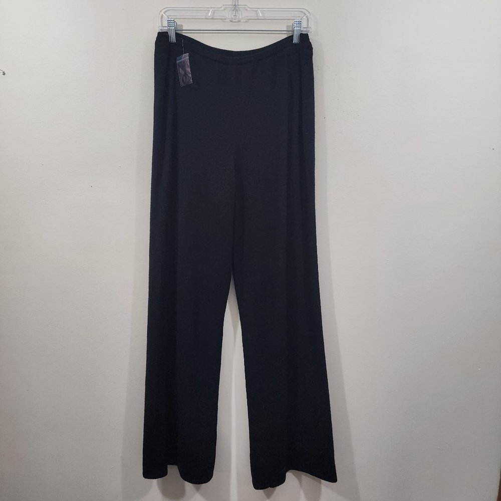 J.‎ Peterman NWOT wool blend knit wide leg lined pants woman's size medium